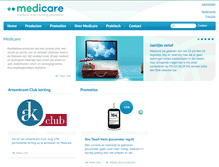Tablet Screenshot of medicare.be
