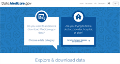 Desktop Screenshot of data.medicare.gov