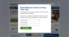 Desktop Screenshot of medicare.gov